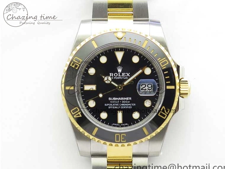 Black 1:1 LN Ceramic Submariner V10.5 Edition Best Noob 316L 116613 A2836 Steel 0128